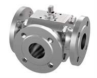 Amg Type Pesch 3 Way D Ball Valve,Horizontal