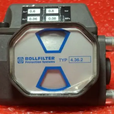 Bollfilter 0550001 TYPE: 4.36.2 Differential Pressure Indicator 2