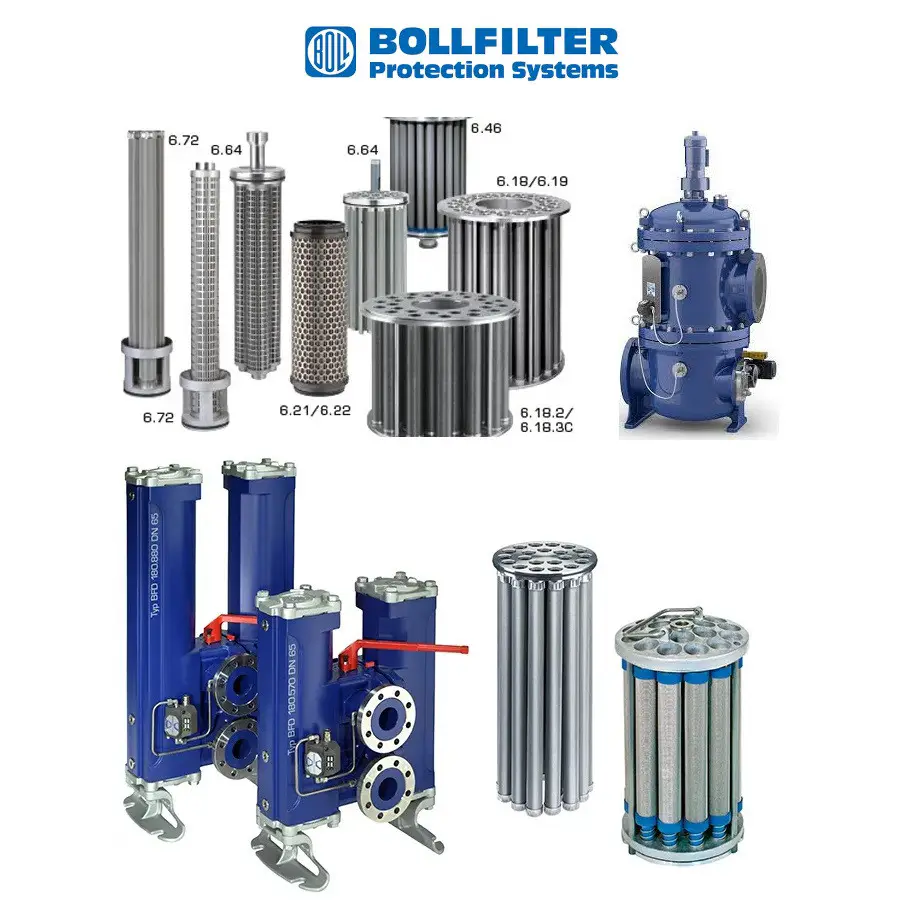 Bollfilter 2.05.5.265.500 DN100 Fabr.Nr.: 3734888/7 Filter Element 23