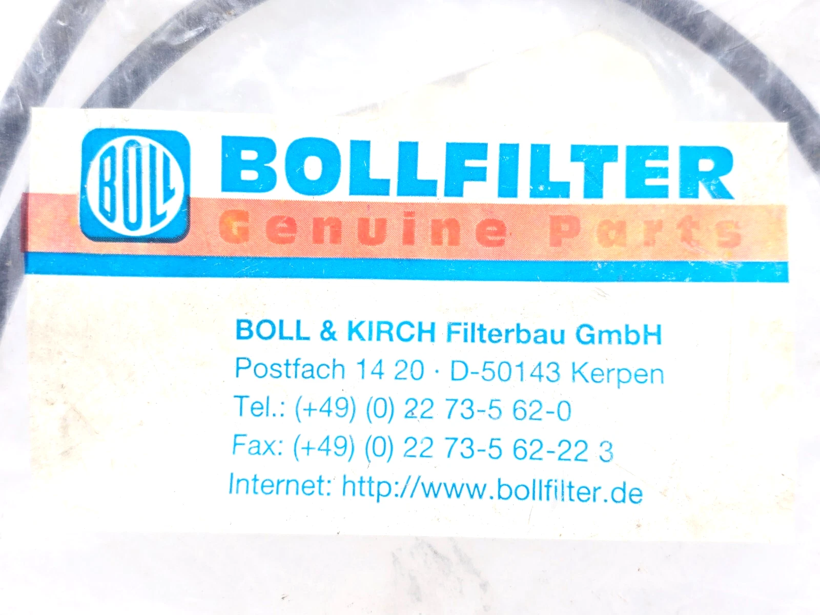 Bollfilter 3040153 O Ring 2