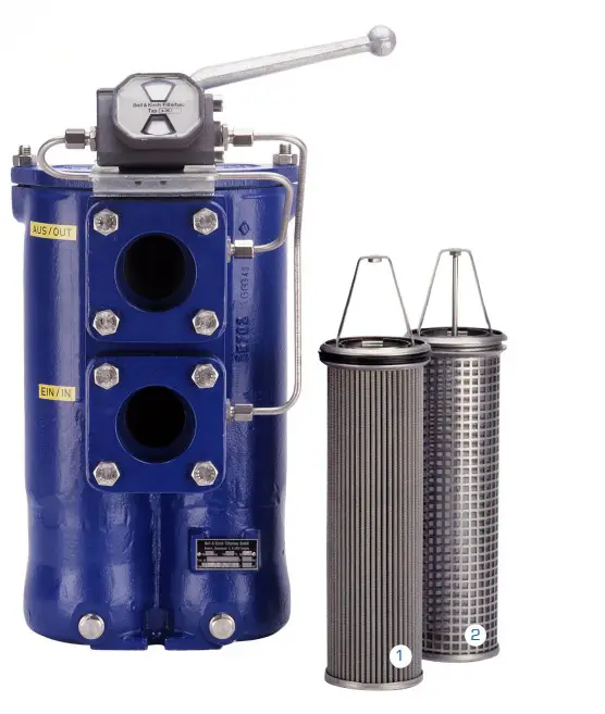 Bollfilter Typ: 2.04.5.170.500 DN 80 Double Filter 3