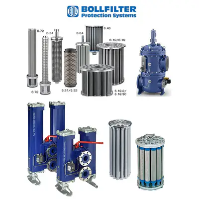 Bollfilter Type: BFD 140 420 50 50 Fabr.Nr.: 3840688/1 Duplex Filter 4