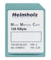 HELMHOLZ 128 Memory Card, kByte Micro 700 953 8LG31