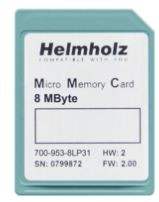HELMHOLZ 8 Memory Card, MByte Micro 700 953 8LP31