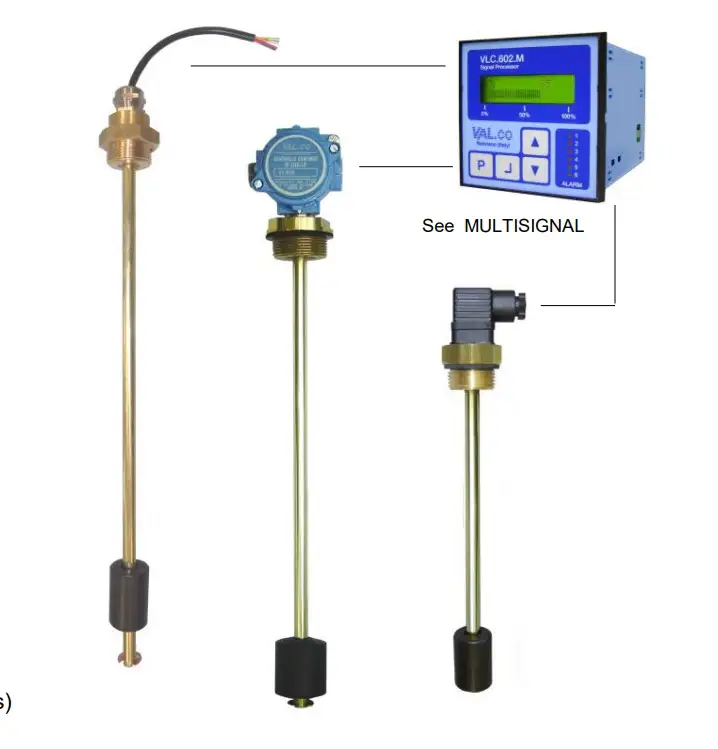 Senseca LCT.B45.10.0680/0750.O.25GO.S1L1.R Continuos Level Sensor 3